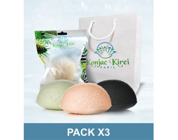 Pack 3 Esponjas Konjac -...